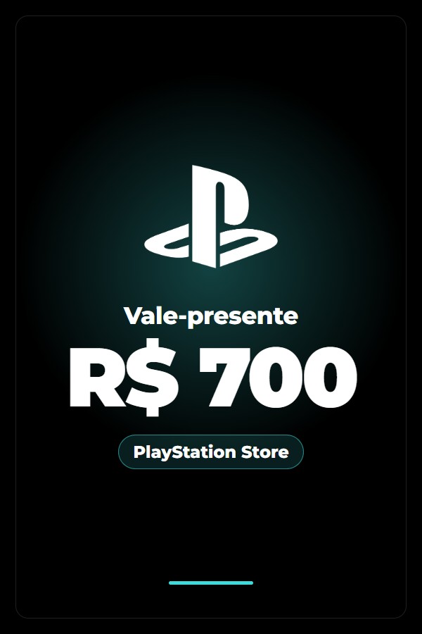 Vale-presente PlayStation Store R$ 700